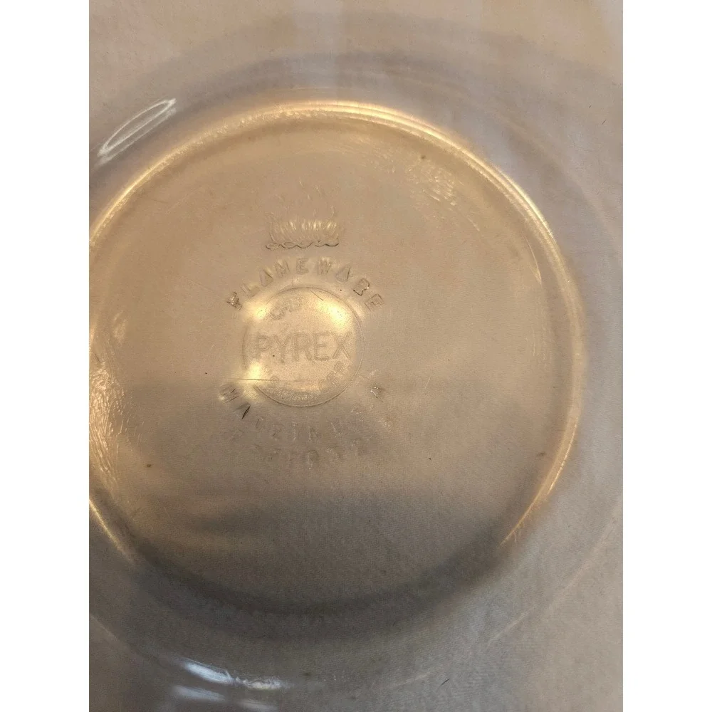 Vintage PYREX Flameware Bowl Number 832-B‎ Blue Tint 7
